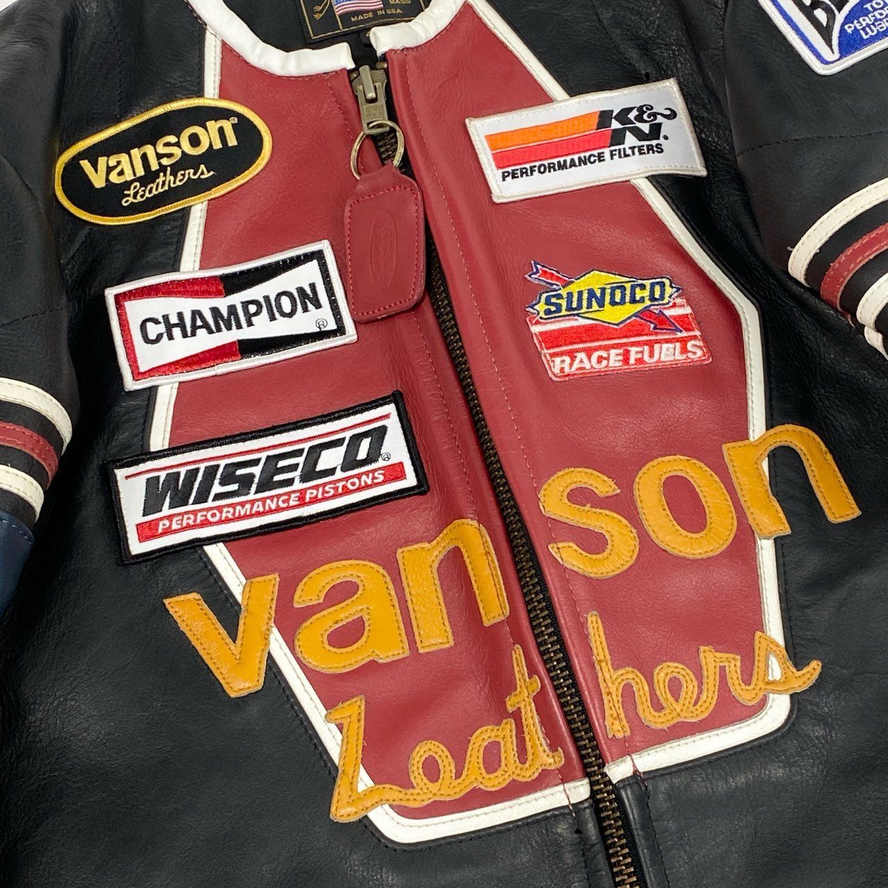49f2 VANSON バンソン USA製 BOSTON MASS ワンスター シングル