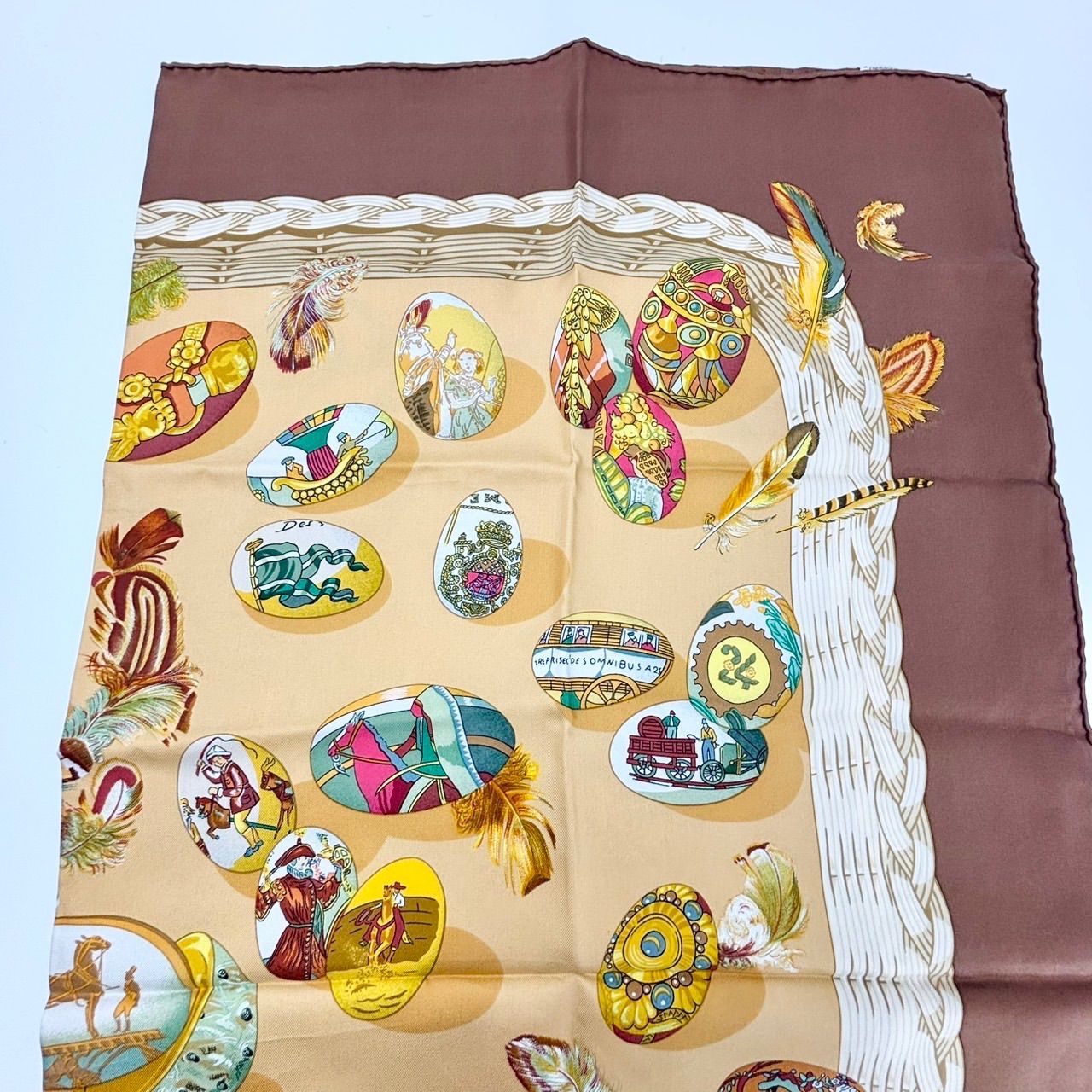 エルメス HERMES カレ 90 COUVEE D HERMES エルメスの卵 スカーフ