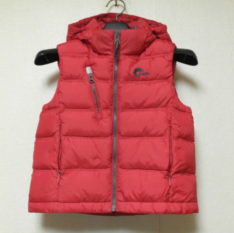 NEPA(ネパ) フード 取り外し可能 キッズ ダウンベスト
