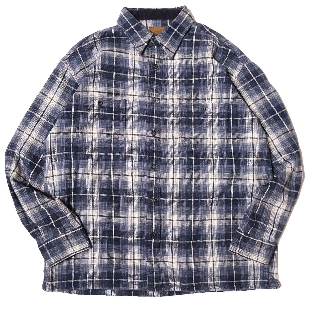 60s PENNEY'S VINTAGE ペニーズ 長袖シャツ BD ストライプ Penney\u0027s Towncraft ５０年代60年代 長袖シャツ TOWN CRAFT◇長袖