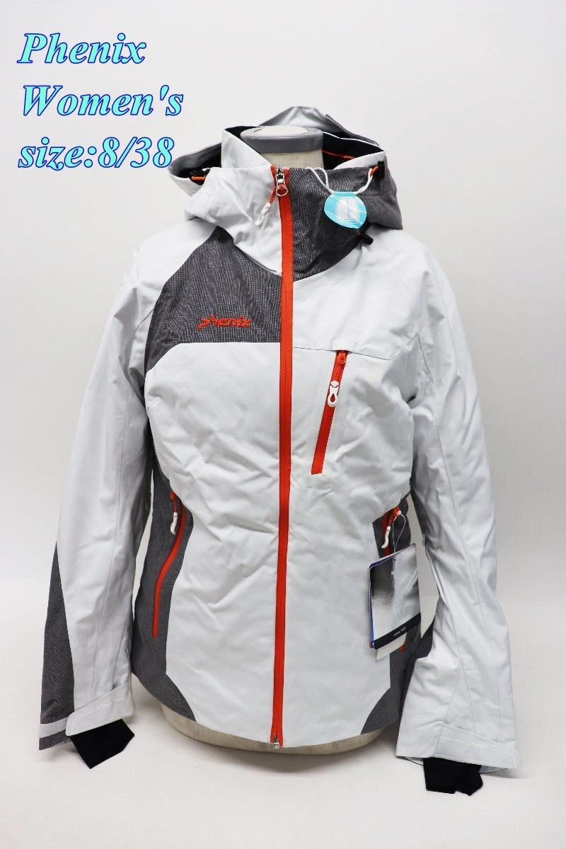 Phenix フェニックス レディース スキージャケット 8|38 ホワイト ES4820T63 スポーツ トップス R2506-121