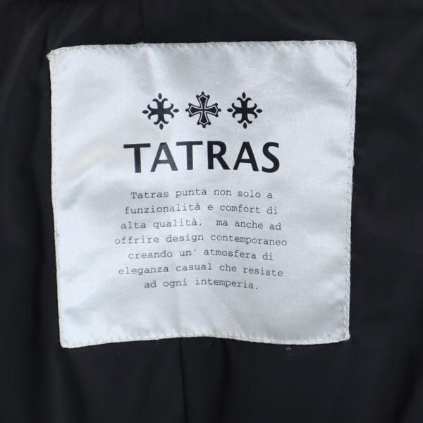 タトラス ポーランド製 ダウン コート 02 黒 TATRAS ウエストベルト