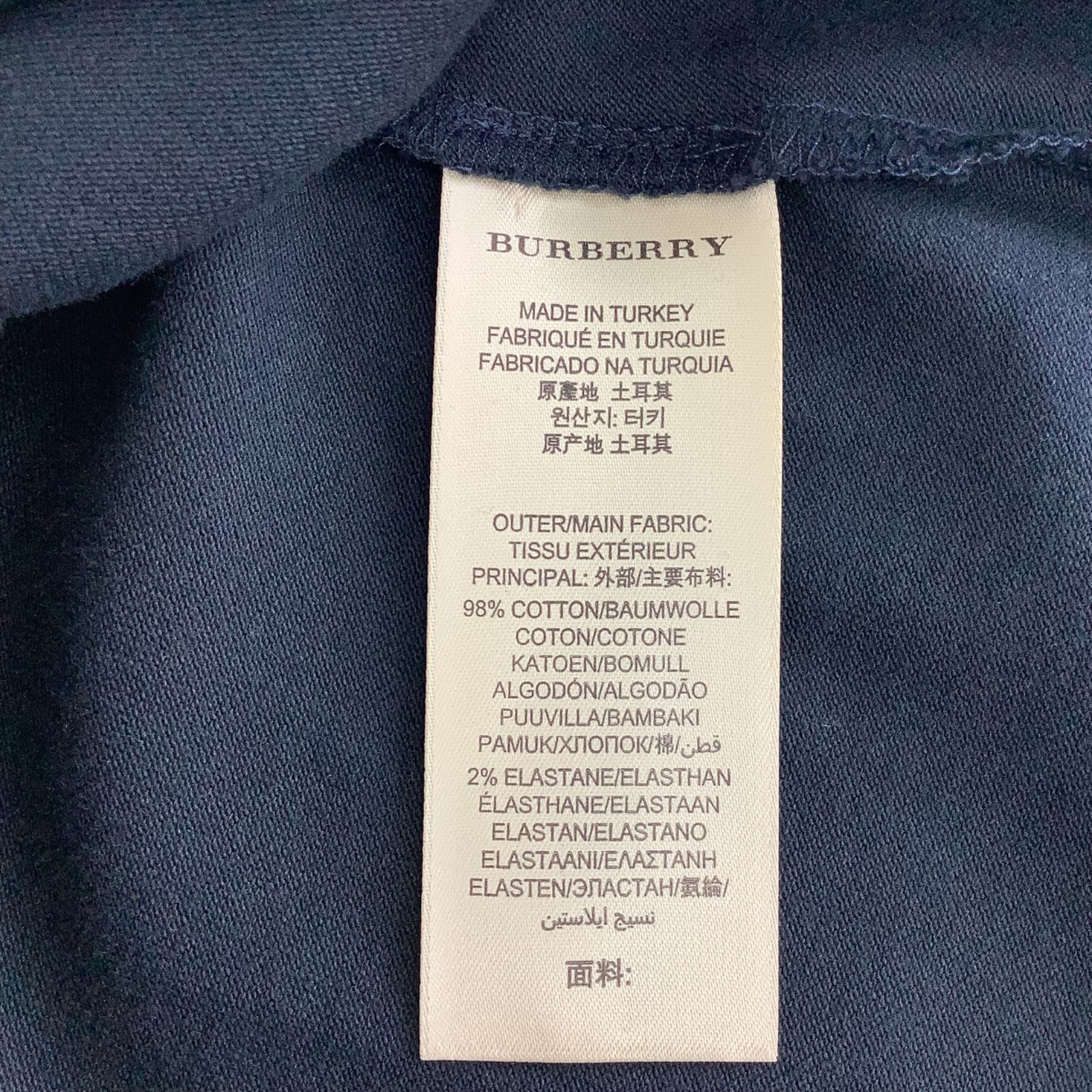 BURBERRY BRIT バーバリー ポロシャツ 紺色 M - メルカリ