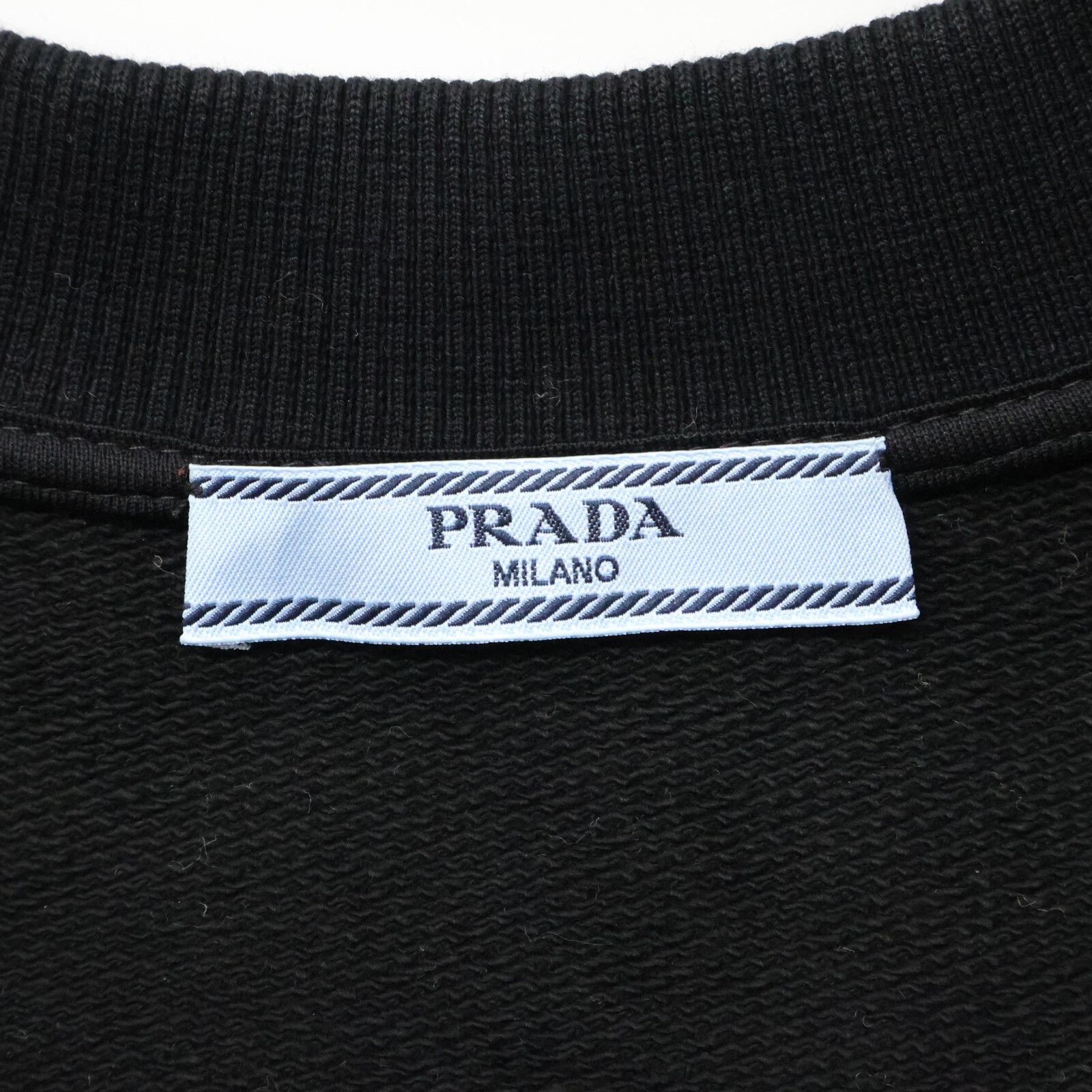 美品/国内正規 PRADA プラダ 134602 S201 サイドスリット リボンデザイン オープンショルダースウェット 38 レディース PRADA プラダ 【美品/国内正規】134602 S201 サイドスリット