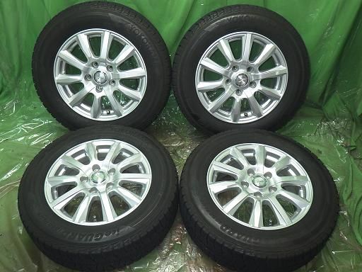 【中古】YOKOHAMA スタッドレス JOKER 15インチ ヨコハマ アイスガードIG50+