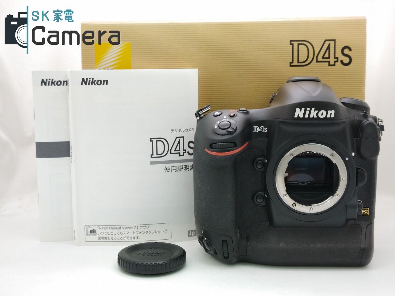 Nikon D4s ショット数約70000回 箱 説明書 付 外観美品 ニコン XQDはOK CFはエラー 難有