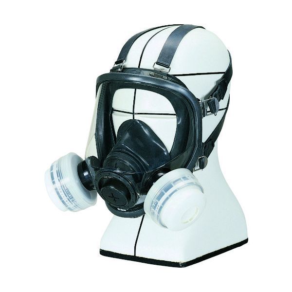 シゲマツ(重松製作所) 直結式全面形防毒マスク GM164 Mサイズ (吸収缶