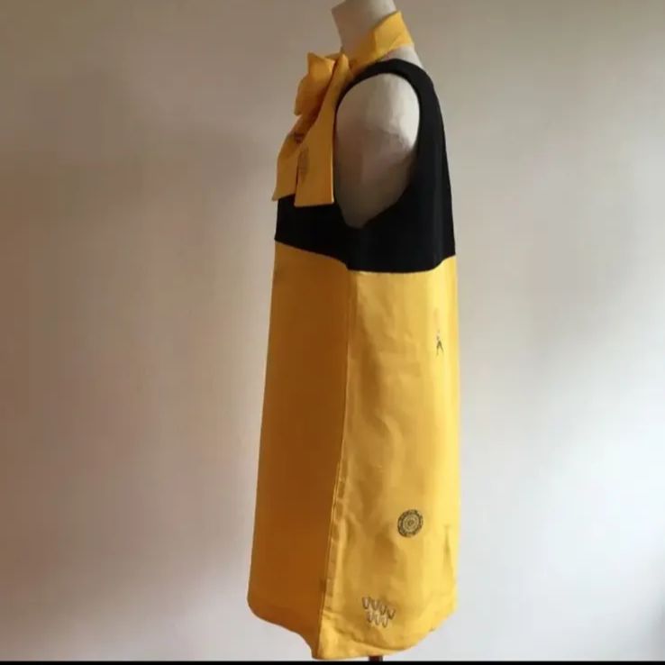 Kanata着物リメイク ︎山吹色の反物で作ったチュニック