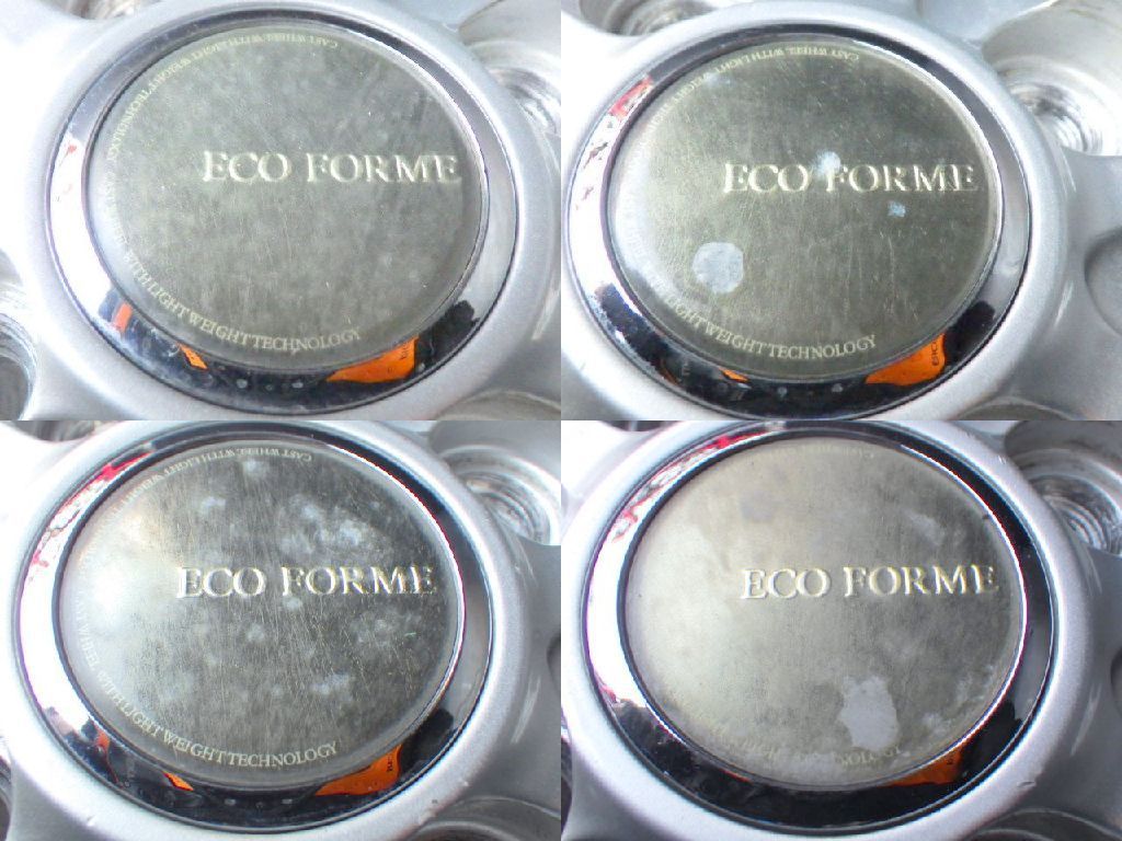 2977 J ECO FORME CRS15ホイール 14x4.5J 4穴 PCD100 45 4本 BRIGHTFACE_UK