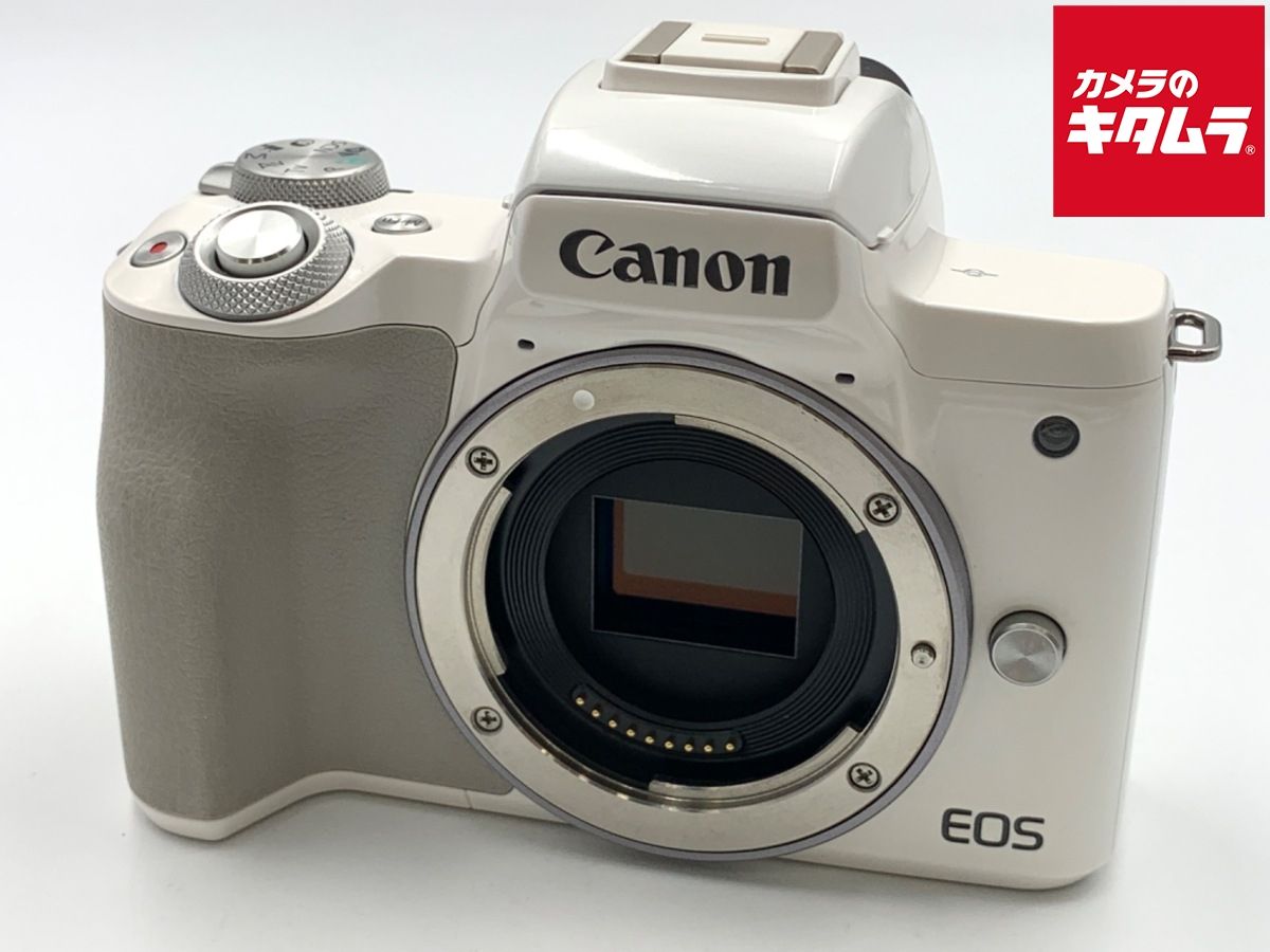 中古】 【良品】 キヤノン EOS Kiss M ボディ ホワイト EOS Kiss