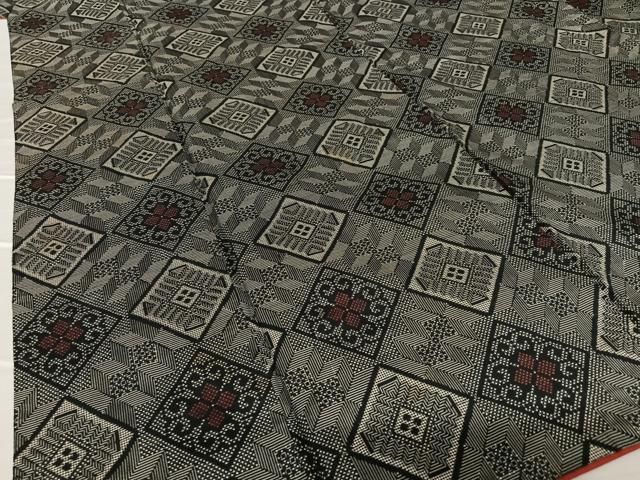 平和屋着物○本場大島紬 龍郷絣 花菱文 正絹 逸品 AAAU8399zg - メルカリ 