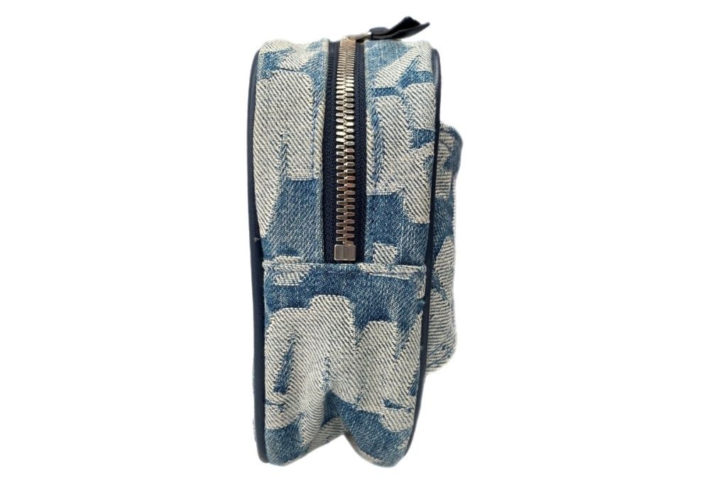 シュプリーム ファット ティップ ジャカード デニム ウエスト バッグ \"ブルー Supreme シュプリーム 22SS Fat Tip Jacquard Denim Waist Bag