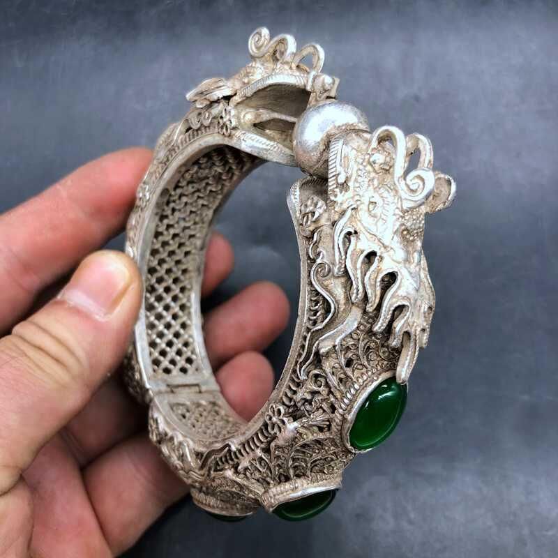 銅 細工 大清乾隆龍頭腕輪 装飾品現代工芸品 美術品 置物 銅 細工 大清乾隆龍頭腕輪 装飾品現代工芸品 美術品 置物 - メルカリ