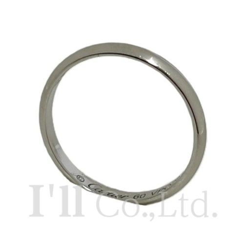 CARTIER カルティエ 1895 ウェディング リング 2.5MM B4012560 Pt950 ＃60 ブランドジュエリー アクセサリー 指輪 20号 プラチナ PT バンド クラシック 2.5mm 75680