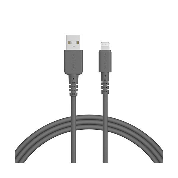 まとめ オウルテックMOTTERU A to Lightning シリコンケーブル スモーキーブラック 2m MOT-SCBALG200-BK1本 ×3セット