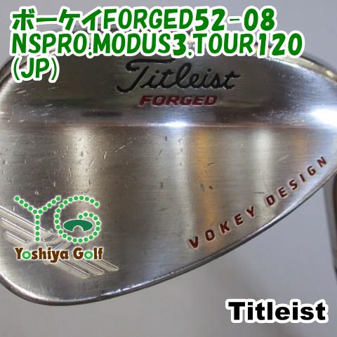 ウェッジ タイトリスト ボーケイFORGED52-08/NSPRO.MODUS3.TOUR120(JP)/S/52[116452]