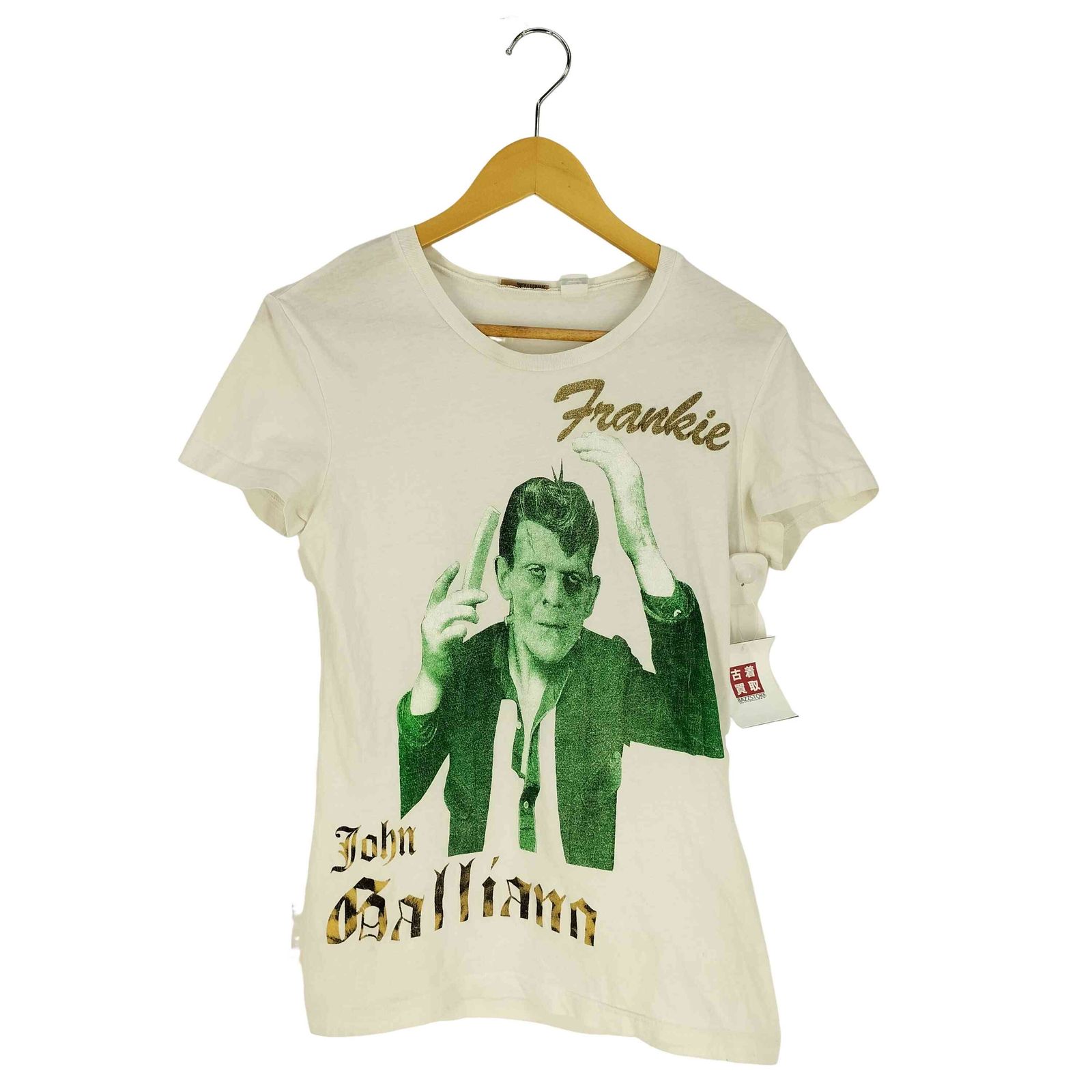 ジョンガリアーノ JOHN GALLIANO イタリア製 プリント クルーネックT