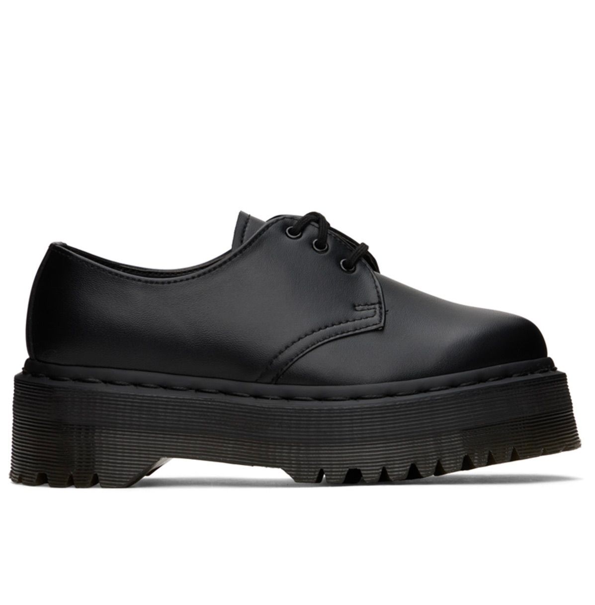 未使用　Dr.Martens　厚底　エナメル　1461 QUAD RETRO Dr.Martens 1461 QUAD SQUARED POLISHED SMOOTH BLACK 31299001