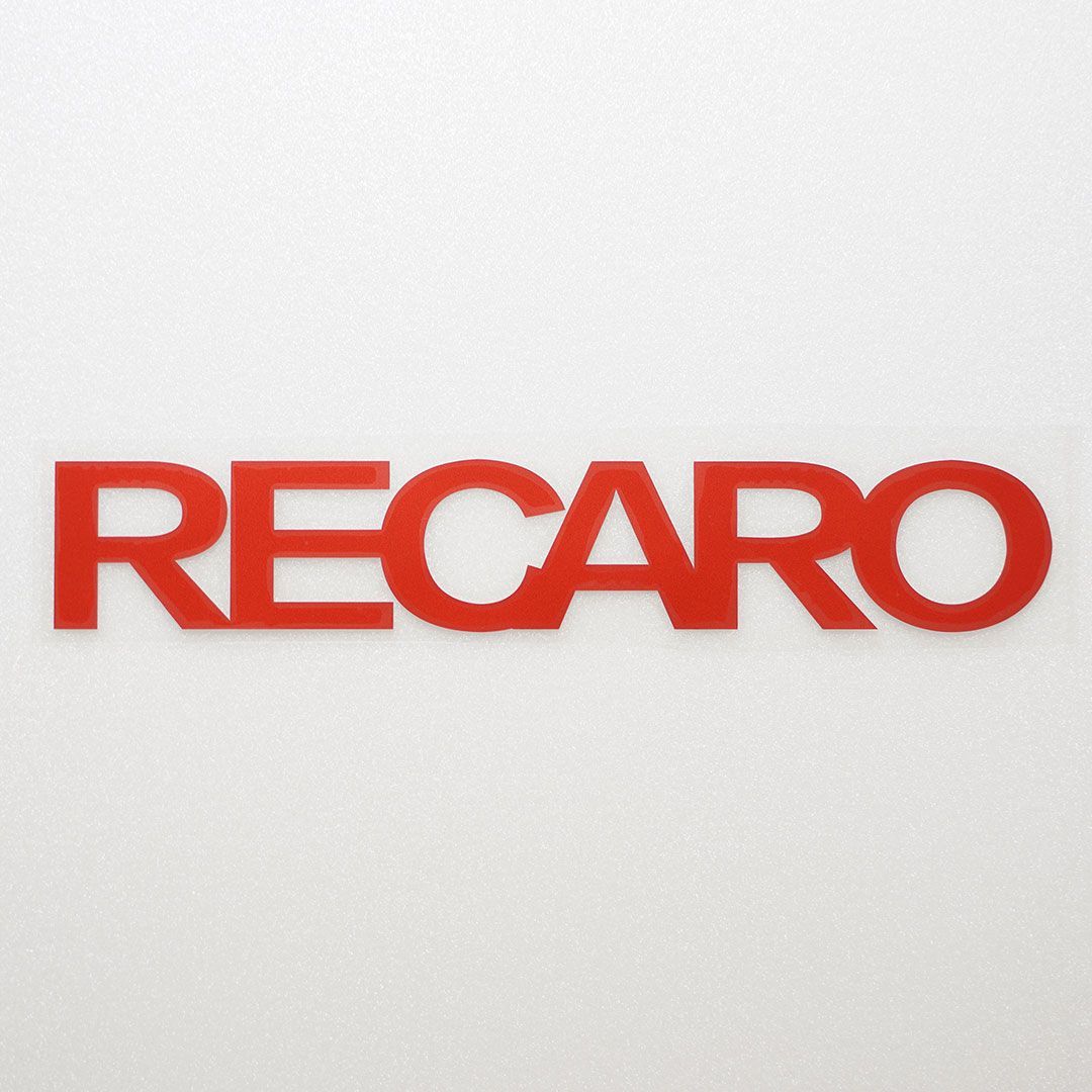 新品・未使用☆RECARO レカロ カッティングステッカー レッド 1枚 縦34mm×横202mm | ロゴ | デカール | 切り文字 | 切文字  | 新品 | 送料無料 | 匿名配送 - メルカリ