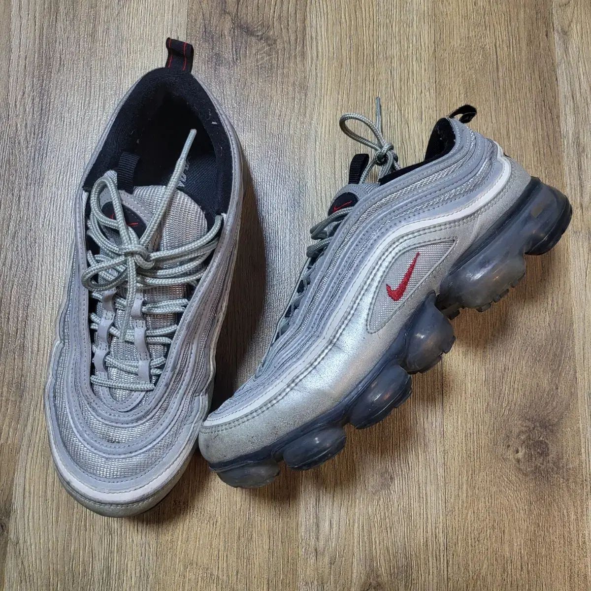 【雷市場（ポンジャン）商品韓国直送】 NIKE(ナイキ) エア ヴェイパーマックス 97 シルバーバレット