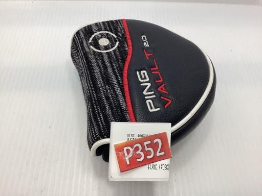 ピン VAULT 2.0 CRAZ-E H ステルス 350 g 34インチ PP 58グリップ パター PT スチール フレックスその他 メンズ 男性用 右利き 右用 Dランク ゴルフクラブ