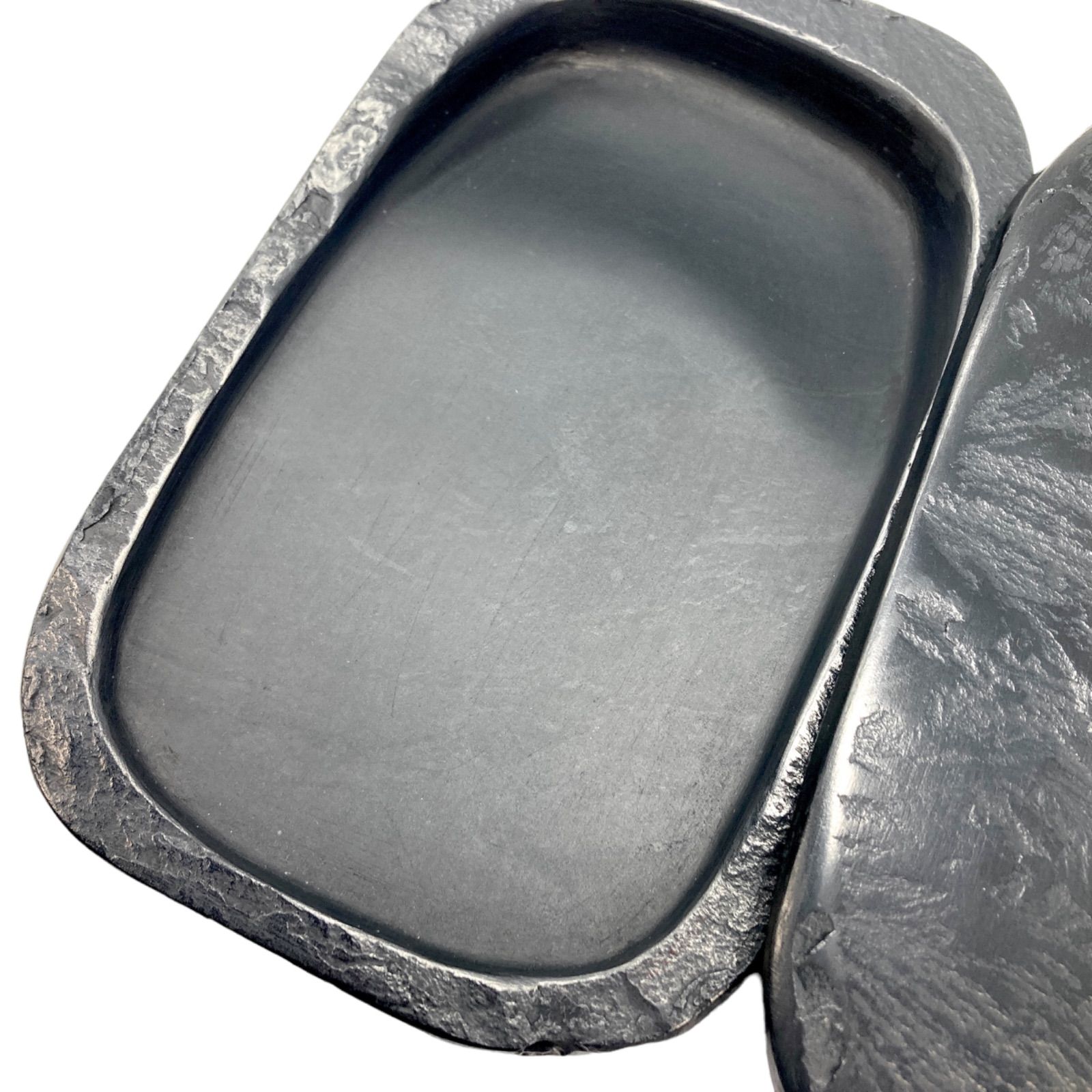 硯 雨宮峯硯作 小四六蓋付硯 硯 雨宮峯硯作 小四六蓋付硯 小四六蓋付