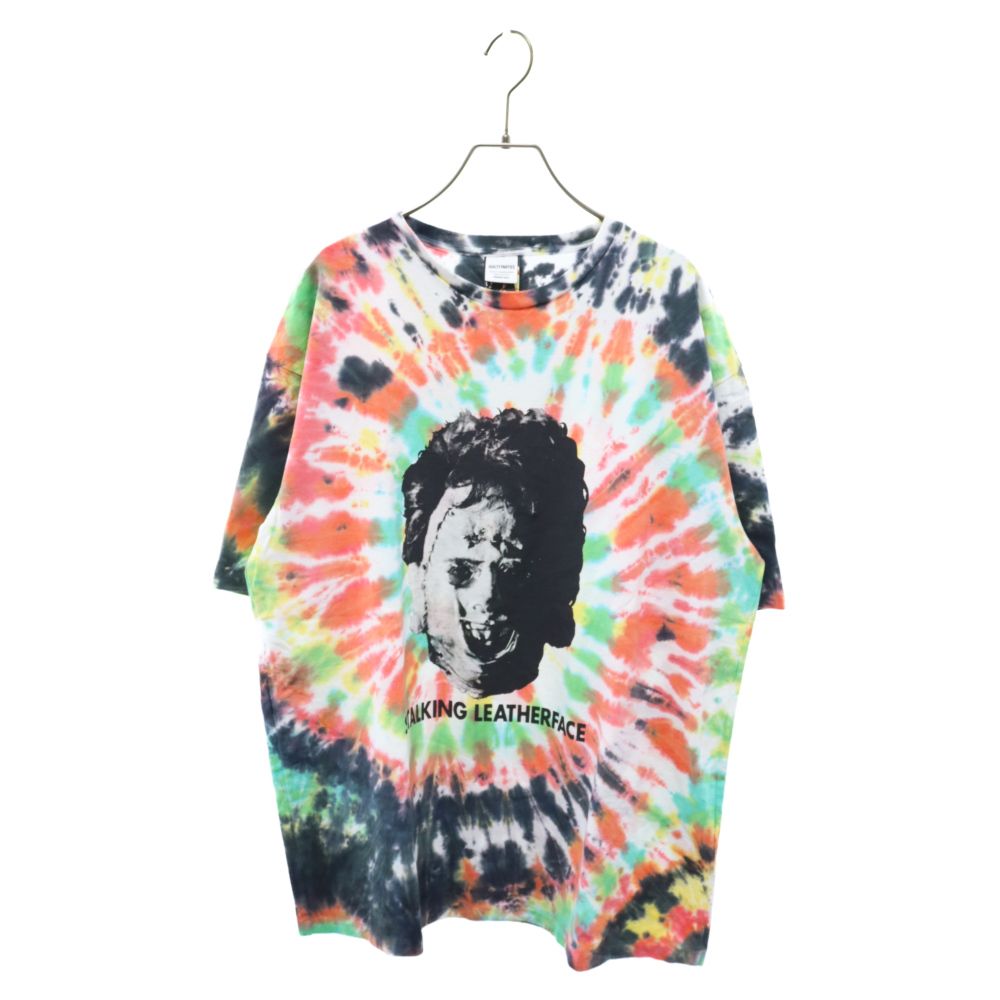 WACKO MARIA (ワコマリア) 22SS THE TEXAS CHAINSAW MASSACRE / TIE-DYE T-SHIRT （TYPE-1）悪魔のいけにえ タイダイ半袖カットソー フロントプリント半袖Tシャツ マルチ - メルカリ