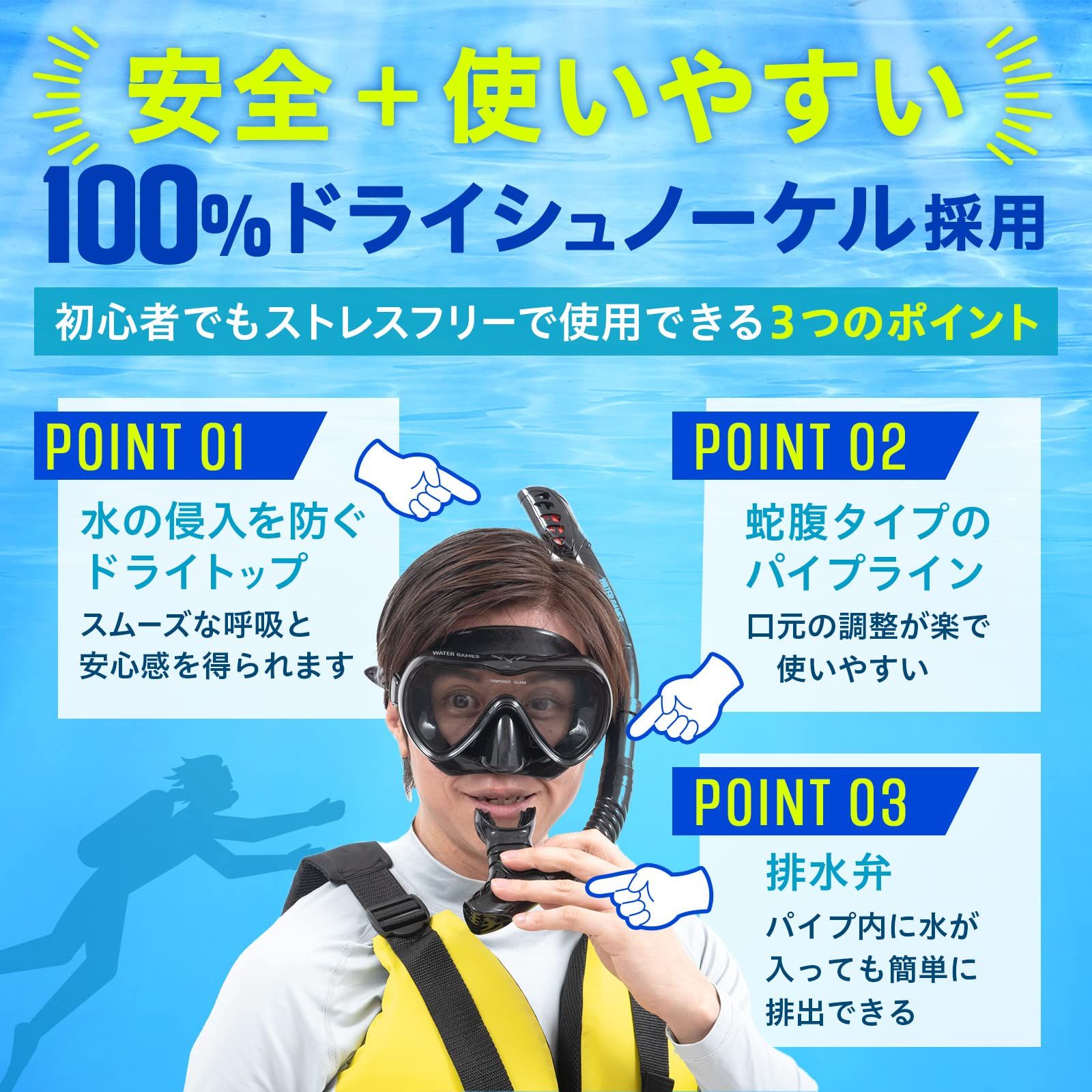 マスクストラップカバー付き