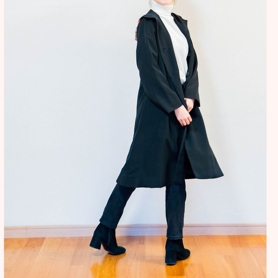 【着物リメイク】黒留袖フードコート