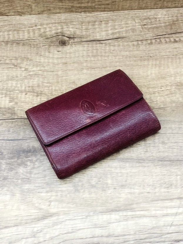 Cartier カルティエ マストライン 折り財布 三つ折り がま口