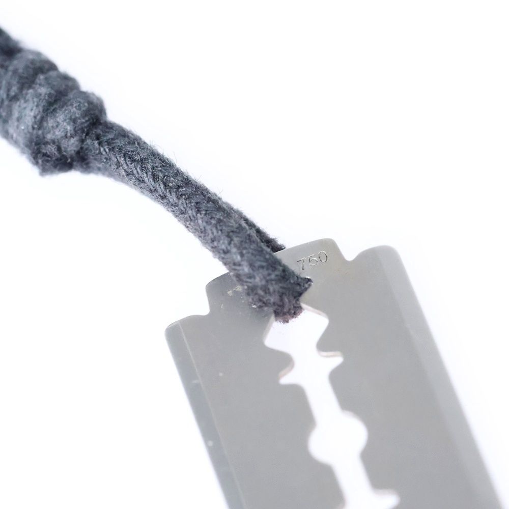 カミソリモチーフ シルバーブレスレット