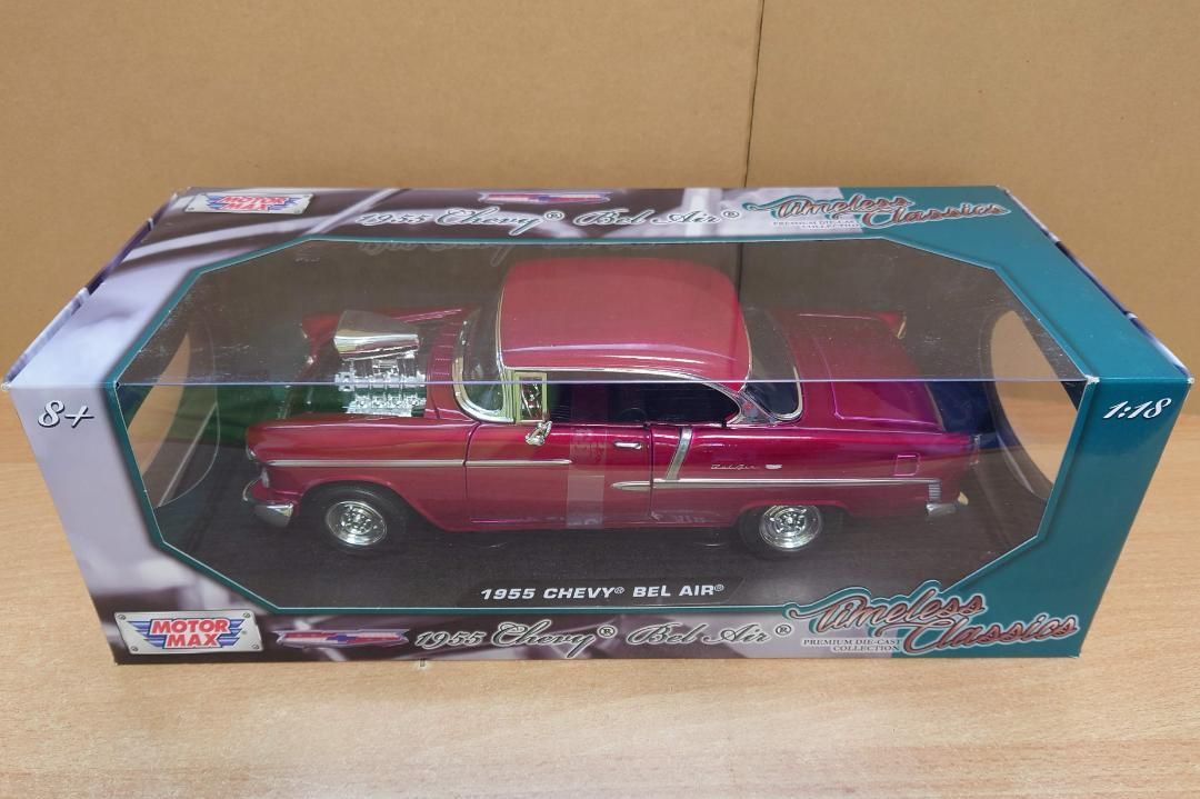 1/18シボレー ベルエア チューニング 1955 Mレッド Chevrolet 1/18シボレー ベルエア チューニング 1955 Mレッド Chevrolet