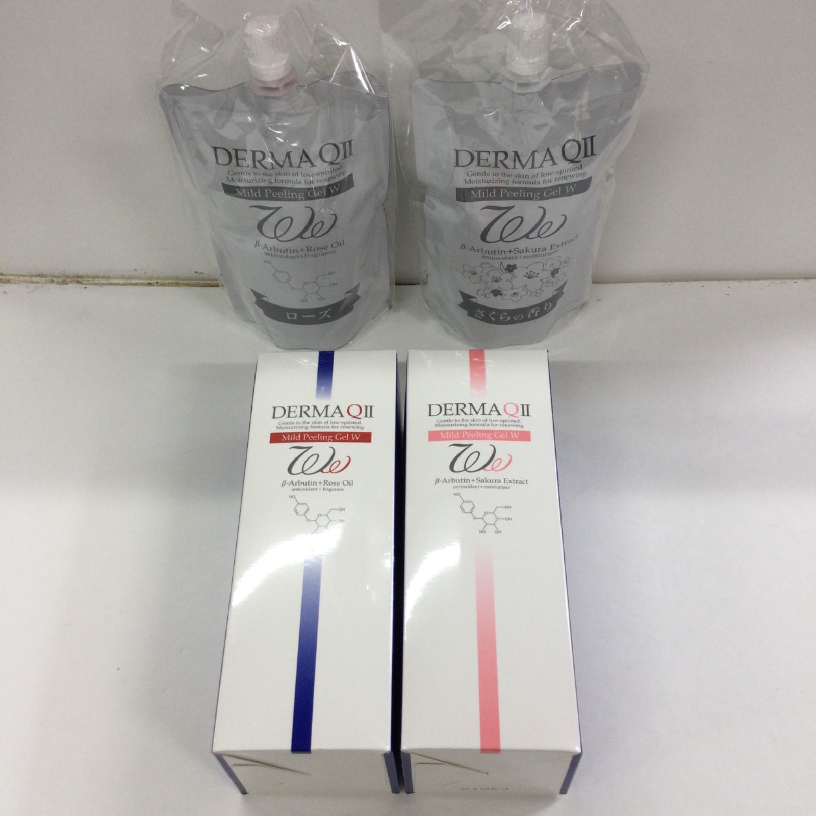 デルマキューⅡ マイルドピーリングゲル プラス ホワイトローズ 華やぎ