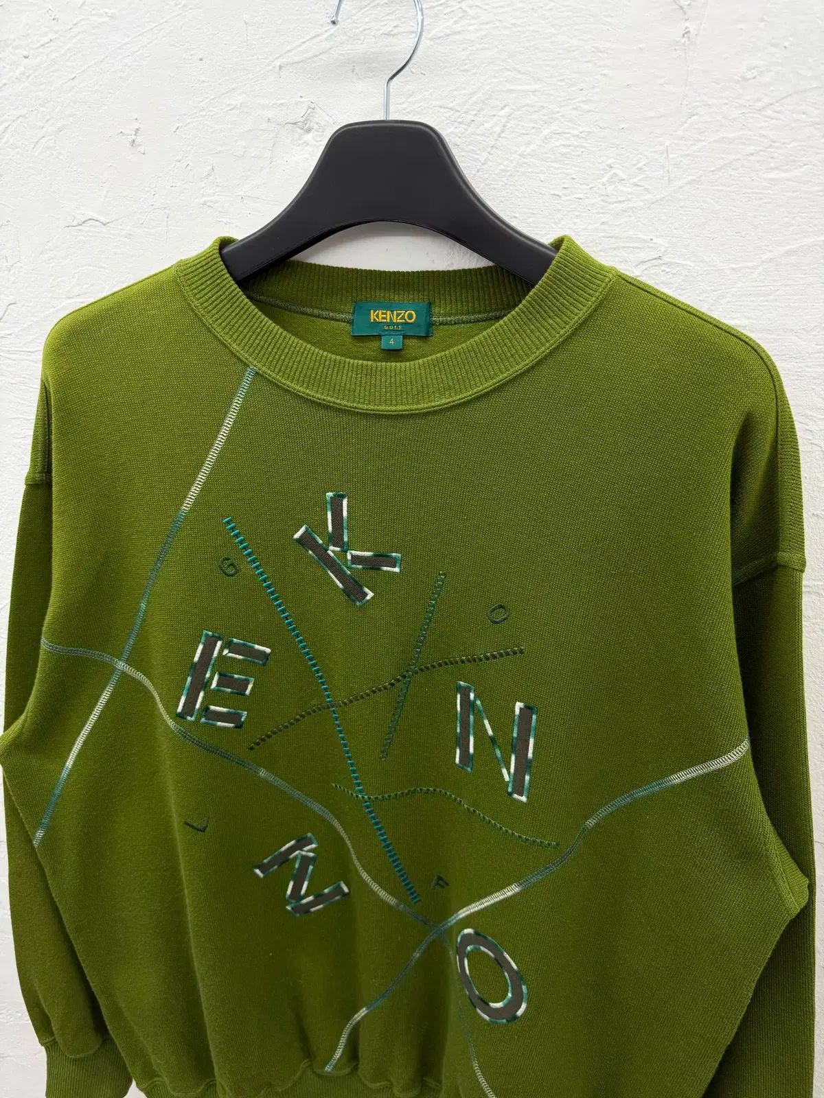 90 ' s kenzo golf コットン ニット セーター パーカー 90 ' s kenzo golf コットン ニット セーター パーカー