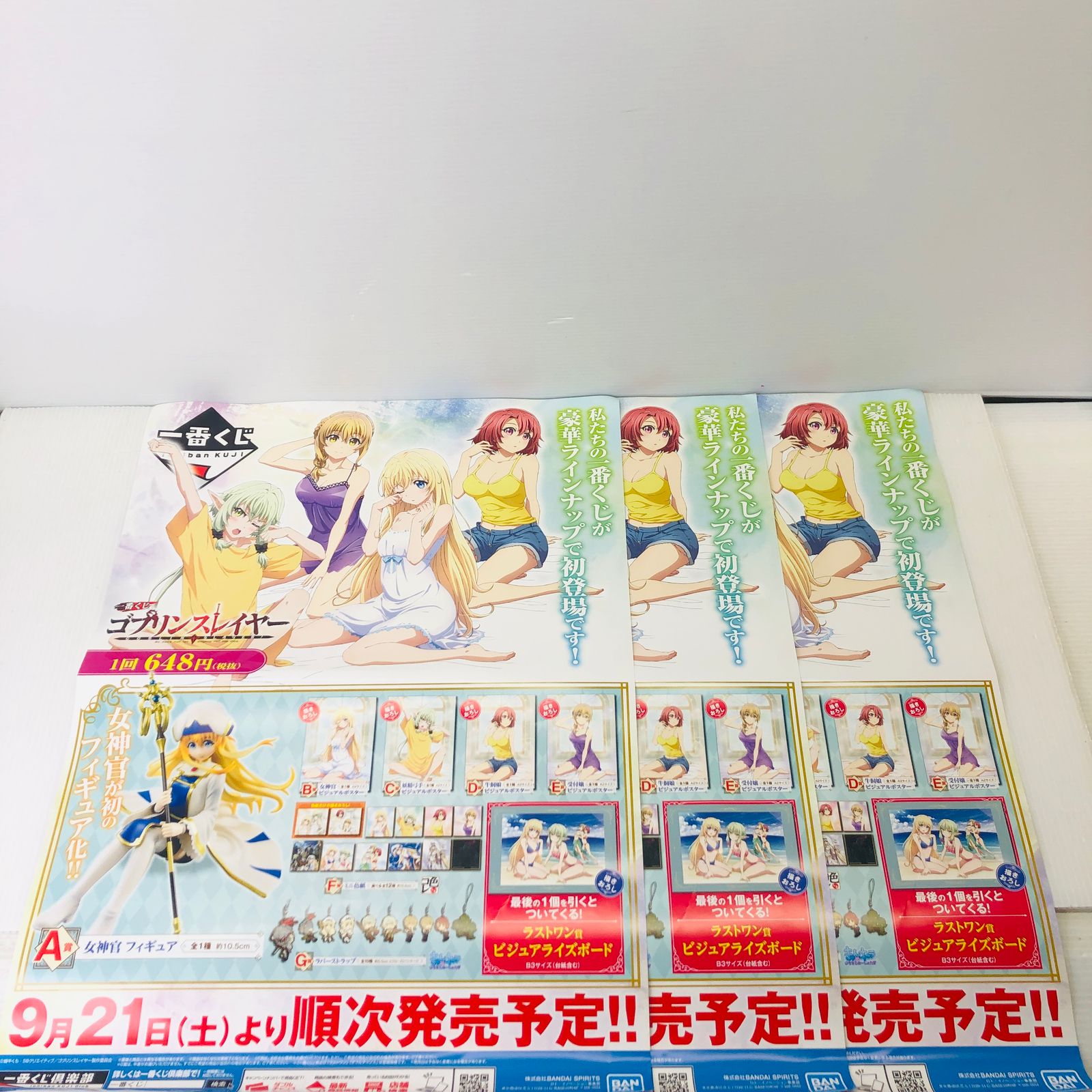 ゴブリンスレイヤー　一番くじ　ロト未開封　定価から４０００引き　完全未開封 未開封】 ゴブリンスレイヤー 一番くじ ビジュアルポスター