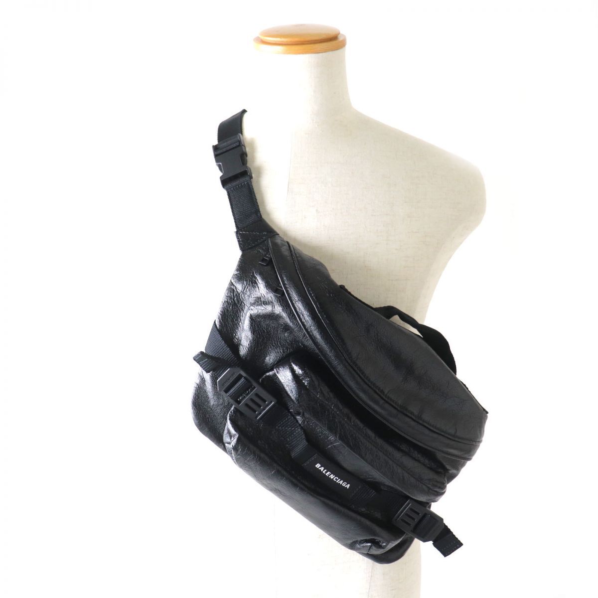 極美品▽定価149600円 BALENCIAGA バレンシアガ 644035 ARMY L