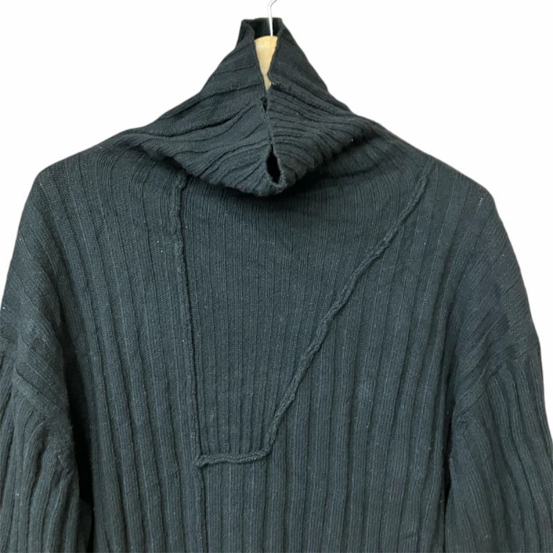 yohji yamamoto pour homme タートルネック yohji yamamoto - SIDE STRING DETAIL TURTLENECK （GRAY