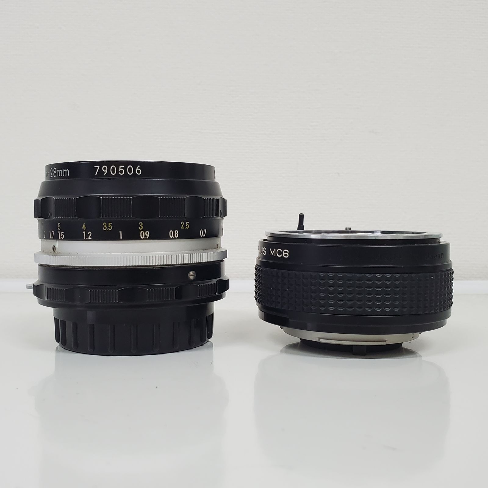 基本動作確認 ニコン Nikon NIKKOR-H Auto 28mm f/3.5 ニッコール 非Aiレンズ オールドレンズ ケンコー Kenko 2X NT TELEPLUS MC6 テレコンバージョンレンズはオマケ！