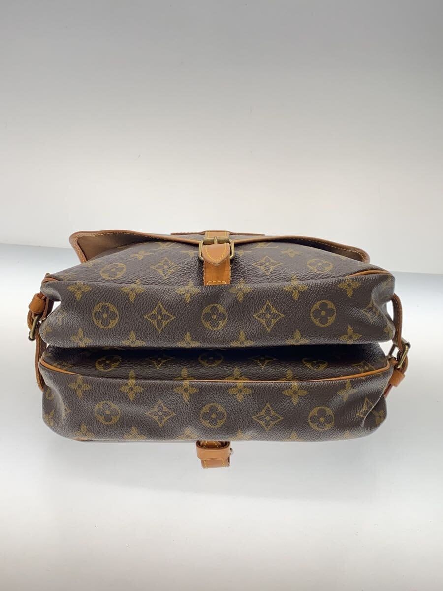 LOUIS VUITTON 1)ソミュール30_モノグラム・キャンバス_BRW PVC ブラウン - メルカリ