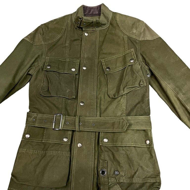 MONITALY USA製 リメイク再構築 ミリタリーマウンテンジャケット XL ink 16AW USアーミーテント再構築ライディングジャケット