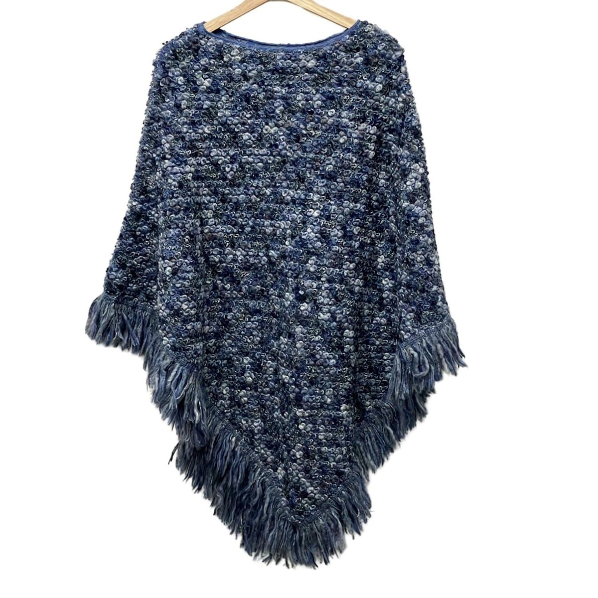 MISSONI(ミッソーニ) ポンチョ レディース - ネイビー×ダーク