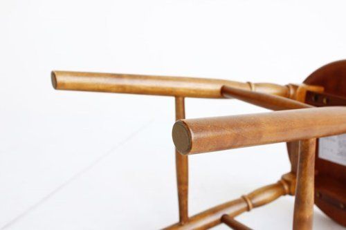 大 hommage ハイスツール 幅32x奥行32x高さ60cm ブラウン 市場 天然木使用 HMS-2667BR