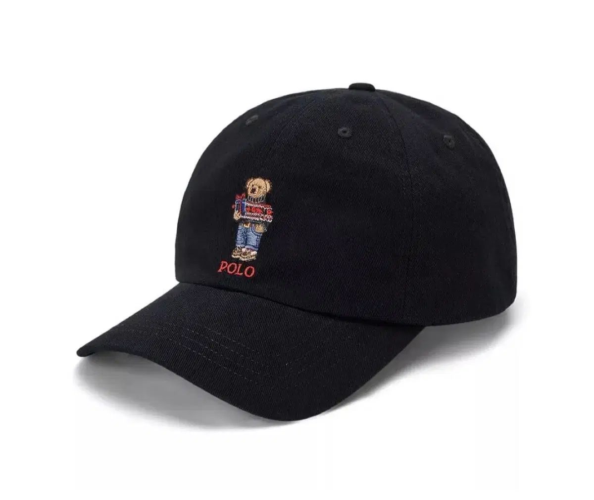 本物 ポロ Ralph Lauren ラルフローレン キッズ テディベア キャップ チノ ボールキャップ ブラック 帽子