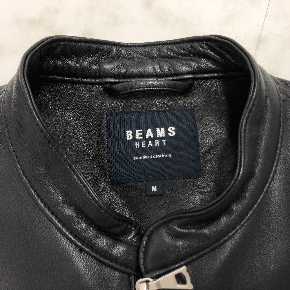 02w13504 ビームスハート BEAMS HEART レザーシングルライダース