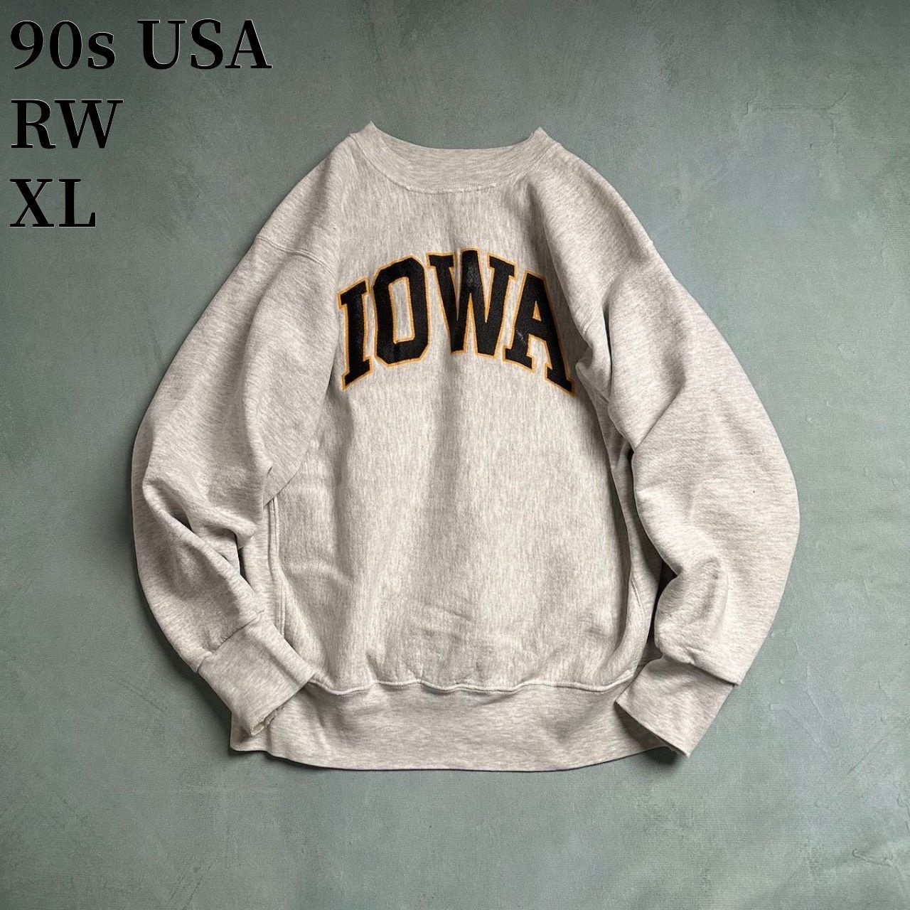 90s USA RW THE COTTON EXCHANGE IOWA リバースウィーブ仕様 
