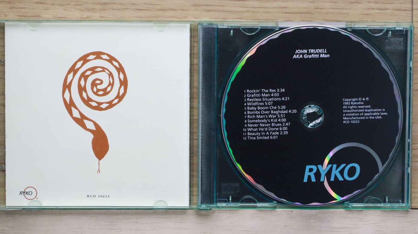 輸入盤CD☆ジョン・トルーデル/John Trudell□ Aka Grafitti Man