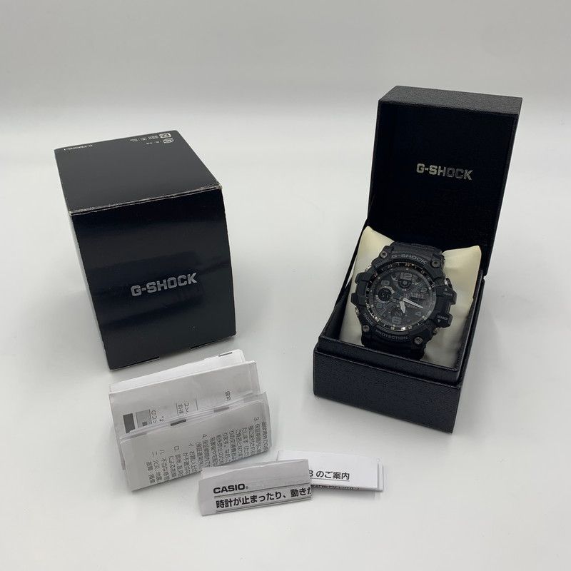 CASIO カシオ G-SHOCK MASTER OF G-LAND MUDMASTER GWG-100-1AJF TOUGHSOLAR ジーショック マッドマスター タフソーラー 腕時計 196-241108-yo-16-tei