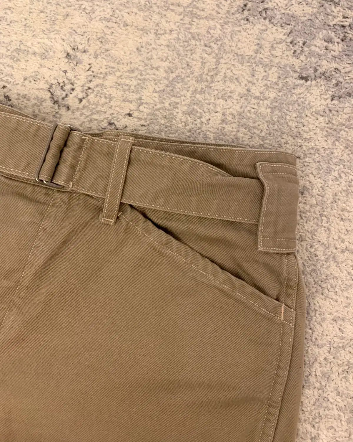 コモリ 21ss コットンシルクオーバーパンツ サイズ1 comoli 21ss