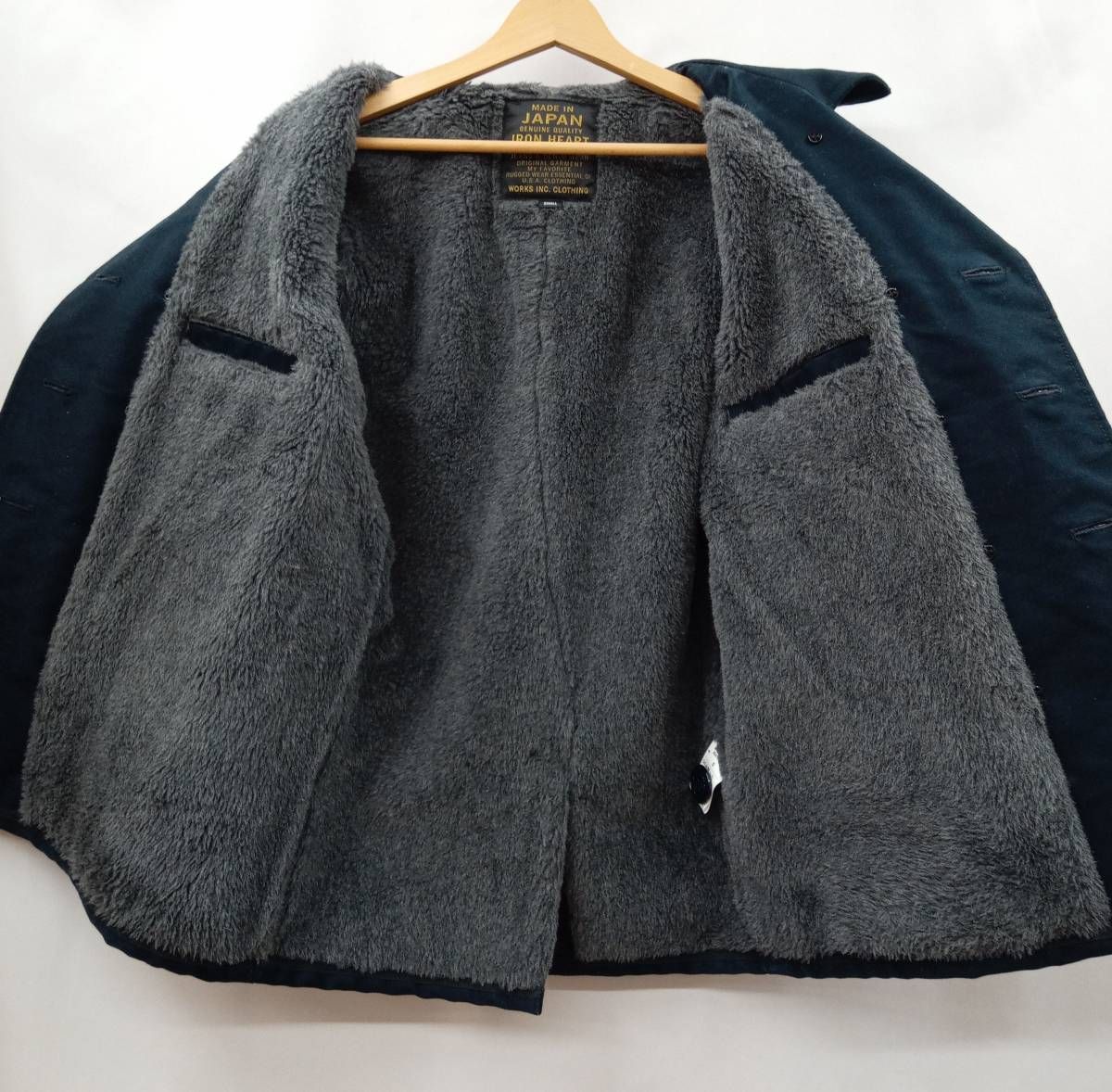 IRON HEART アイアンハート メルトンウールPコート ピーコート ウール