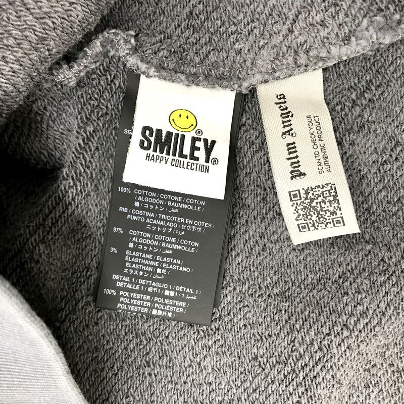 Palm Angels スウェット PMBA026R21FLE005 トレーナー SMILEYフレイム 